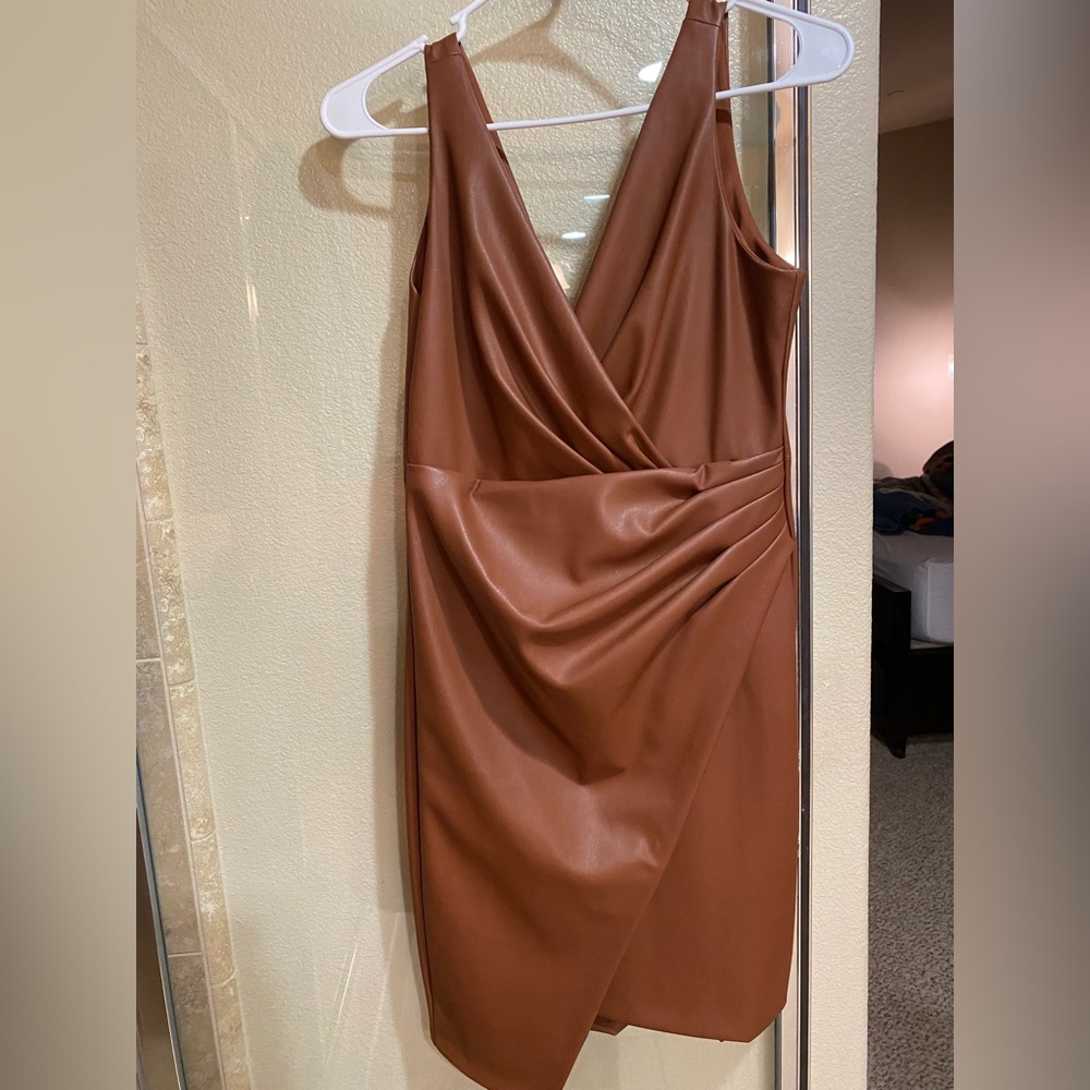 Brown guess dress